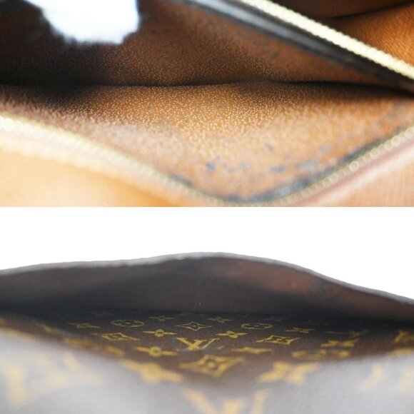 LOUIS VUITTON Saint Cloud GM Shoulder Bag Monogram Leather Brown M51242 39EF675 - Picture 13 of 15